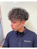 クレアメンズ 横浜能見台(CREA men's)&nbsp;横浜ツイストスパイラルパーマメンズメッシュパーママッシュヘア