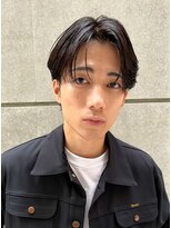 ガーデン 銀座(GARDEN)&nbsp;艶センターパートニュアンスパーマダークアッシュ韓国マッシュ