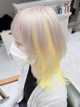 デイズ(days) ホワイトブロンド ホワイトベージュ イエロー