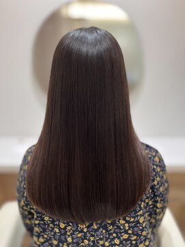 ヘアメディカルサロン 福岡 【髪質改善】ストレートセミロング