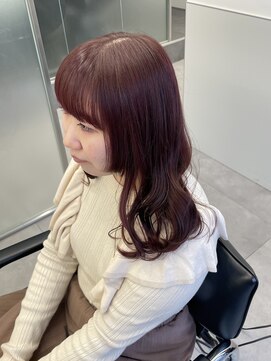 ゴウトゥデイシェアサロン 町田店(GO TODAY SHAiRE SALON) ブリーチ無しボルドーカラー♪