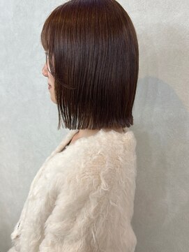 ソア 並木坂(Soa) 韓国ボブ/切りっぱなしボブ/タッセルボブ/透明感カラー/Minori