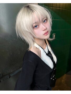 アリートウキョウ(ALLY TOKYO) シャギーウルフボブウルフ中性ウルフ外ハネウルフカット