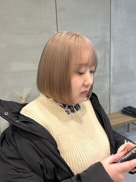 リアス ヘアデザイン(rias) ミルクティーベージュ【カラー/ブリーチカラー】