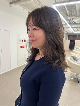 ノウハウ タニマチ(KNOWHOW tanimachi) ふわっとレイヤー/巻き髪レイヤー/オリーブベージュ