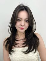 アマトウキョウ アユンチェ(AMA TOKYO×AYUNCHE) 韓国スタイル/ナチュラルくびれへア_くびれ巻き_レイヤーカット