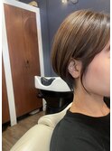 丸みが可愛いショート