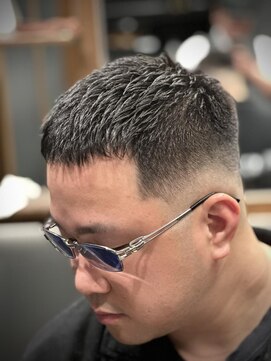 銀座 シノ 本店(shino) メンズ　フェード　クロップ　バーバー