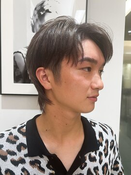 ピークアブー 銀座並木通り(PEEK-A-BOO) メンズウルフショート/ブリーチカラー/アッシュカラー