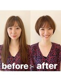 ショート/丸顔/面長/前髪あり/前髪なし/20 代/30代/40代