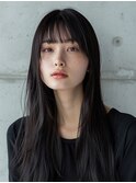 黒髪/オリーブグレー/ココアベージュ/小顔/クラゲヘアー【千葉