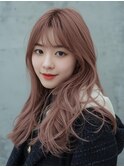 艶カラー／レイヤー／韓国／小顔／艶髪