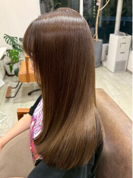 フラン(Flan)の写真/髪の状態を見極め、あなたに合った施術をご提案！自然で柔らかい質感のストレートで毎日のセットも◎