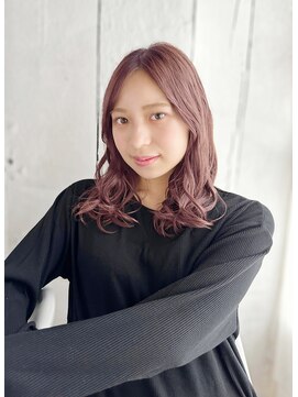 【月1メンテ】白髪染めリタッチでも透明感カラー