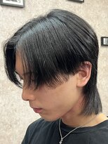 グロウ 天神店(growth) センターパート ウルフ メンズウルフ