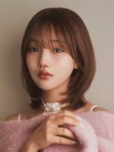 ハイマー(HEIMER) 肌映えカラーと顔周りで叶える透明感ボブブリーチなし艶髪上品感