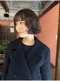 ボブパーマ/パーマ/ブラウンパーマ/ドライパーマ