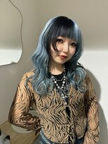 モニカ 栄店(MONIQA)&nbsp;水色　デザインカラー