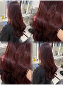 韓国 レイヤーカット ブリーチ ダブルカラー 髪質改善
