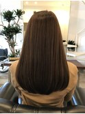 髪質改善×セミロング