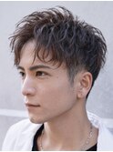 梅田アクティブショートルーズショートパーマツイストパーマ緩め