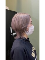 ブランチ(branch)&nbsp;【透明感ベージュ×丸みショートウルフ】