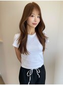ゆる巻き韓国ヘア◎