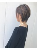 ショートボブ×ハイライト