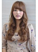 斜めバングふわくしゅニュアンス