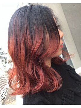 ジーナ(XENA) レッドオレンジグラデーション