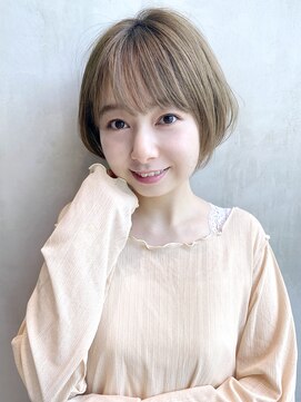 アイティー バイ アルバム 中野店(IT by ALBUM) ナチュラルショート_ラベンダーカラーくびれミディ_28155