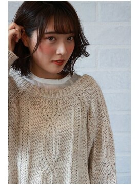 ヘアリゾートエーアイ 北千住店(hair resort Ai) 20代30代40代50代 色っぽふんわりショートの重軽ウェーブヘア♪