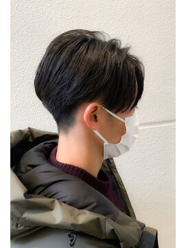 アルコ 三軒茶屋(alco) メンズ センターパート パーマ ツーブロック ビジネス