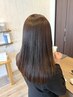 《圧倒的美髪へ》髪質改善トリートメント+カラー+カット　¥20980