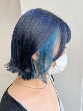 ウェーブス 大宮門街店(wave's) インナー水色×ブルーブラック wave's大宮門街 唯