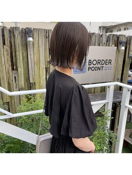 ミント(mint) 外ハネボブ/切りっぱなしボブ/ボブ/ブルージュ