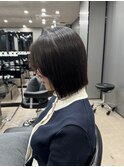 ぷつっとボブ 20代30代40代ヘア 小顔 大阪ボブ 梅田