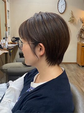 リアンヘアデザイン(Lian hair design) 透明感グレージュ/丸みショート