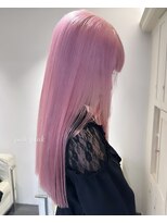 ベレーザ 渋谷(BELEZA)&nbsp;5790ベビーピンク艶髪ハイトーンカラーオンブレホワイトピンク