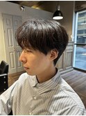刈り上げないナチュラルマッシュ