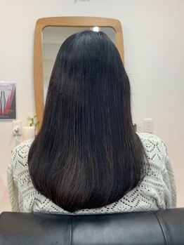 プラヤ(PLAYA)の写真/【市が尾】こだわりのダメージレス施術で、大人女性の髪を労わりながらお洒落を楽しめる♪【ノンジアミン】