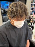 ツイストスパイラルパーマ メンズサロン ウルフパーマ メッシュ