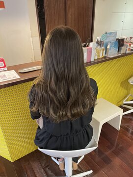 ヘアースペースブルーム プリュス 石橋店(HAIR SPACE BLOOM plus) 石橋/オリーブベージュ/艶カラー/水素カラー/秋カラー/髪質改善