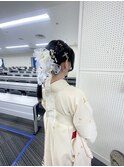 リボンフォーマルヘア