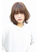 ミディアムゆるパーマ