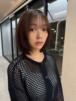 ドロシー 郡山桑野店(Dorothy)&nbsp;黒髪ボブルフネビージュ小顔ワンレン