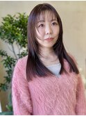 美髪小顔カット外ハネボブイメチェンサイドバング20代30代40代