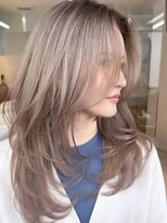 ヘアサロンラルガ 下曽根店(Hair salon Raruga) ハイライトカラーミルクティーベージュレイヤーカット