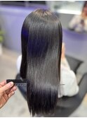 地毛風グレージュ×髪質改善トリートメント【hair&spa Blue】