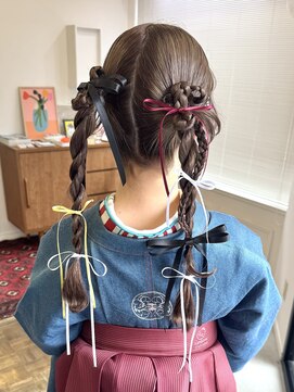ヘアーアイスカルテット(HAIR ICI QUARTET) 20代30代大人気♪リボンアレンジ特別なイベントに◎卒業式ヘア